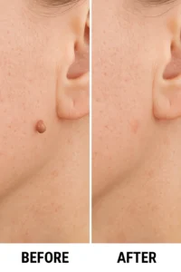 Skin tags removal Ryton-on-Dunsmore before and after