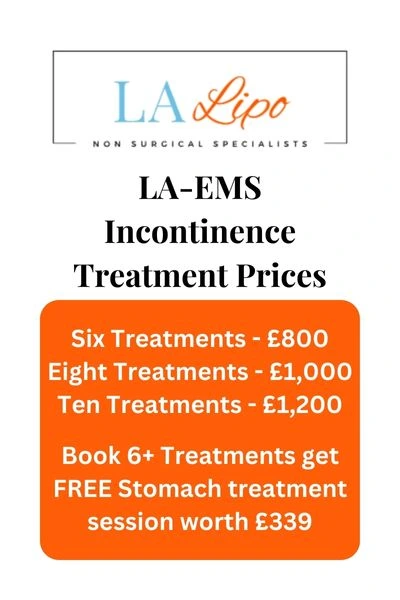 LA-EMS Incontinence Treatment Prices Ryton-on-Dunsmore