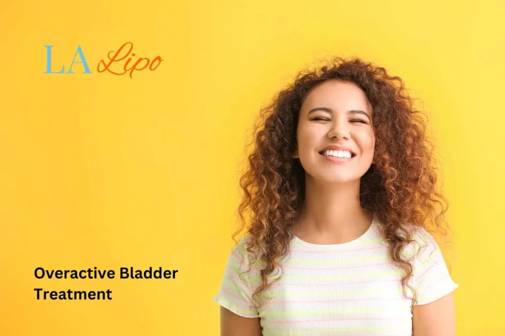 woman smiling about overactive bladder treatment Ryton-on-Dunsmore solutions